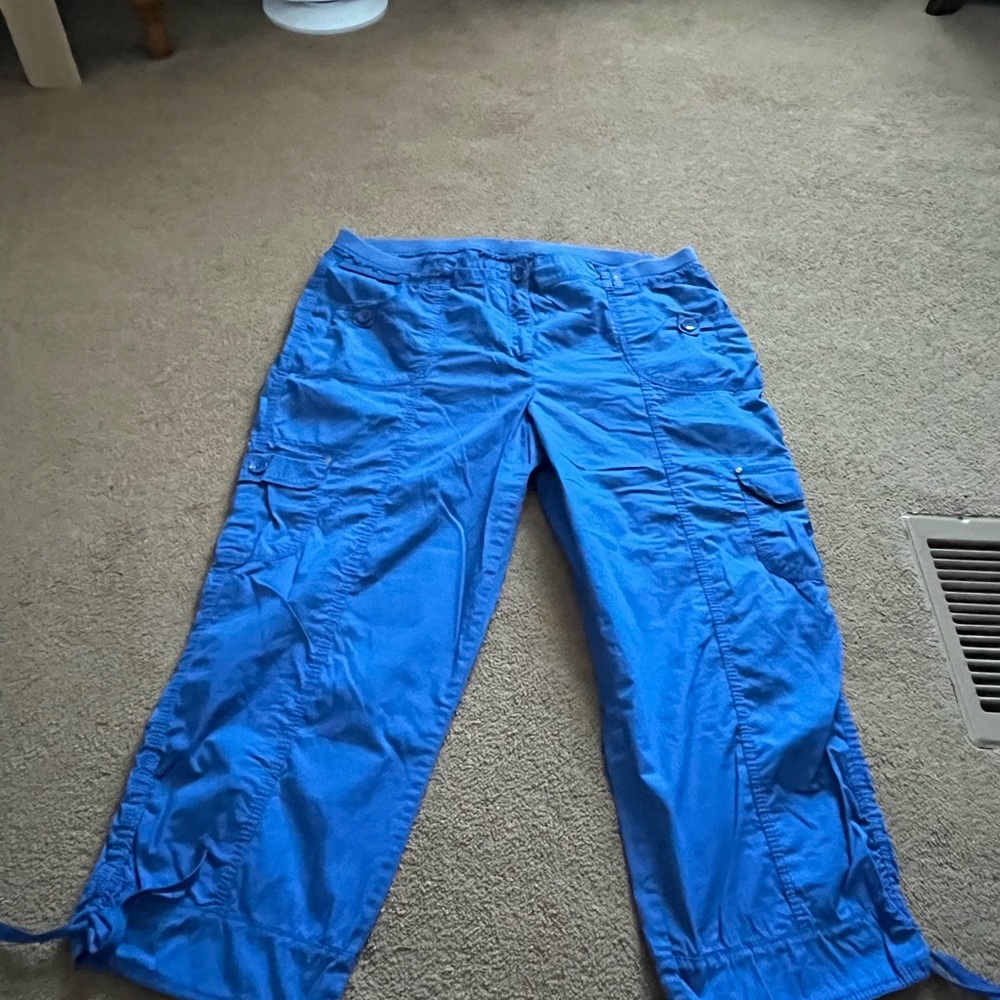 Chico's Vibrant Blue Capris